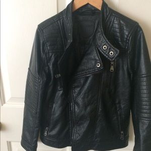 P/U Leather look “Biker” “Motorcycle” Jacket